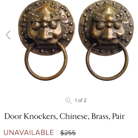 🖤Vtg Chinese Brass Door knocker - Picture 15 of 16